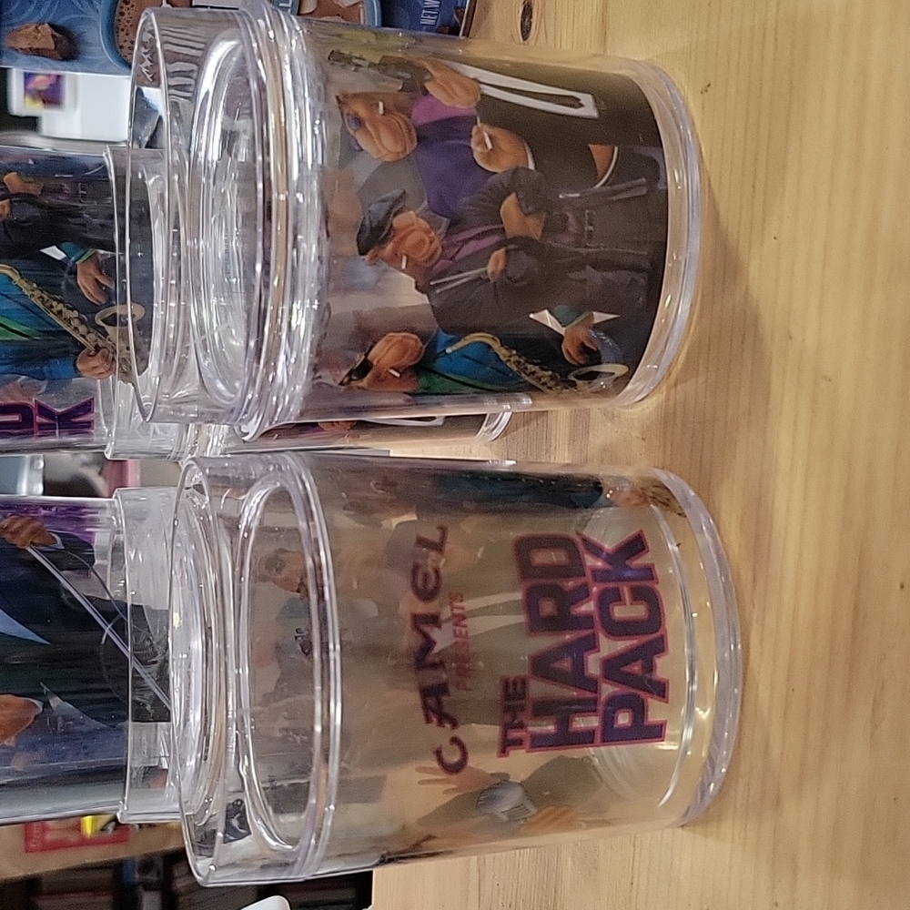 Set of 6 1991 Camel cups